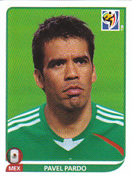 Pavel Pardo Mexico samolepka Panini World Cup 2010 #58